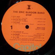 Load image into Gallery viewer, The Eric Burdon Band* : Stop (LP, Album, Jac)
