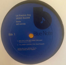 Load image into Gallery viewer, Jackie McLean : Let Freedom Ring (LP, Album, RP)

