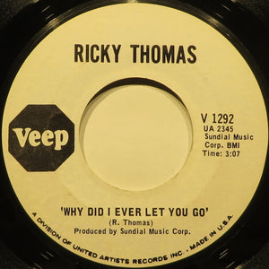 Ricky Thomas : Little Miss Funky Soul (7", Promo)