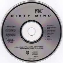 Load image into Gallery viewer, Prince : Dirty Mind (CD, Album, Club, RE, BMG)
