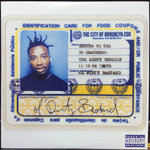 Ol' Dirty Bastard : Return To The 36 Chambers: The Dirty Version (2xLP, Album, RE)