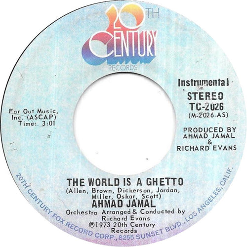 Ahmad Jamal : The World Is A Ghetto / Peace At Last (7