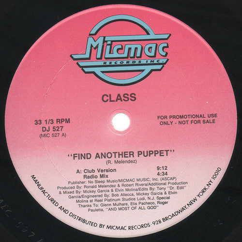 Class : Find Another Puppet (12