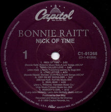 Load image into Gallery viewer, Bonnie Raitt : Nick Of Time (LP, Album, Spe)
