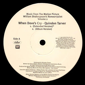 Quindon Tarver : When Dove's Cry (12", Promo)