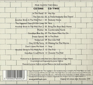 Pink Floyd : The Wall (2xCD, Album, RE, RM, Car)