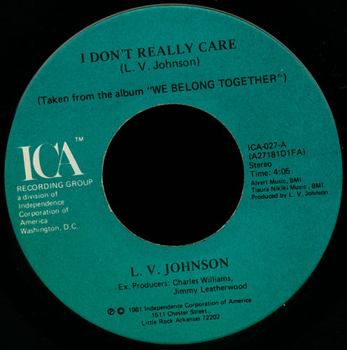 L. V. Johnson : I Don't Really Care (7