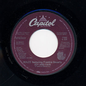 Maze Featuring Frankie Beverly : Before I Let Go (7", Single)
