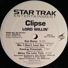 Load image into Gallery viewer, Clipse : Lord Willin' (2xLP, Album, Promo)

