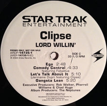 Load image into Gallery viewer, Clipse : Lord Willin' (2xLP, Album, Promo)

