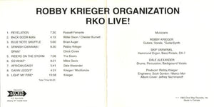 Robby Krieger Organization* : R.K.O. Live (CD, Album)