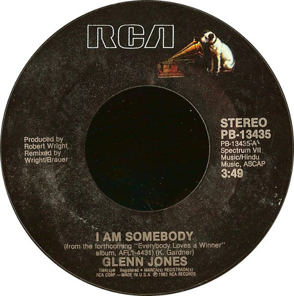 Glenn Jones : I Am Somebody (7