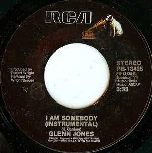 Glenn Jones : I Am Somebody (7", Styrene)