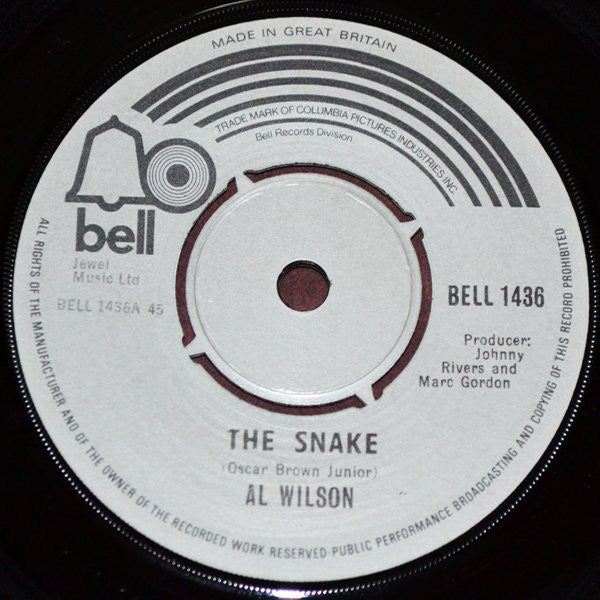 Al Wilson : The Snake (7