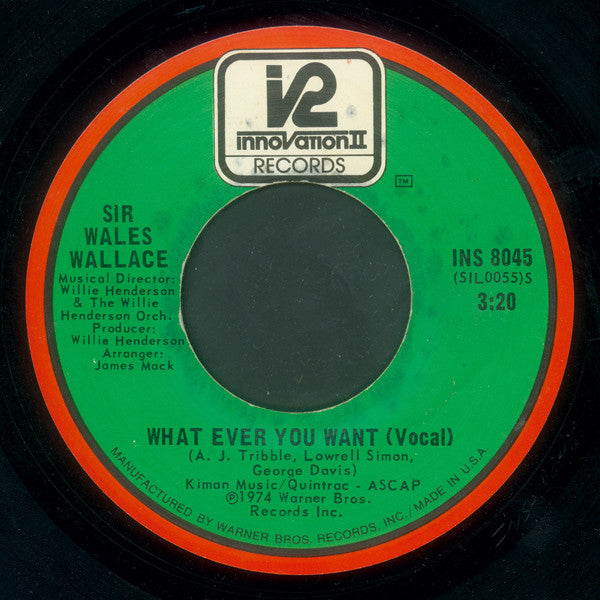 Wales Wallace : What Ever You Want (7