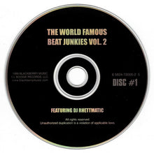 Load image into Gallery viewer, Beat Junkies Featuring DJ Rhettmatic* : The World Famous Beat Junkies Volume 2 (2xCD, Comp, Mixed)
