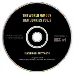 Beat Junkies Featuring DJ Rhettmatic* : The World Famous Beat Junkies Volume 2 (2xCD, Comp, Mixed)