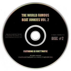 Beat Junkies Featuring DJ Rhettmatic* : The World Famous Beat Junkies Volume 2 (2xCD, Comp, Mixed)