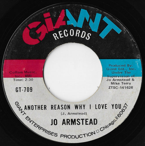 Jo Armstead : Another Reason Why I Love You / There's Not Too Many More (Left Like Him)  (7