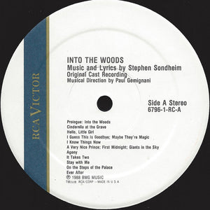 Stephen Sondheim : Into The Woods—Original Cast Recording (LP, Album)