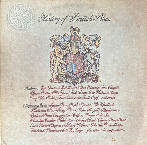 Various : History Of British Blues (Volume One) (2xLP, Comp, PRC)