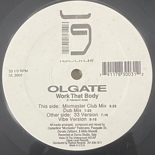 Olgate : Work That Body (12