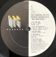 Load image into Gallery viewer, Various : Say Anything… (The Original Motion Picture Soundtrack) (LP, Comp)
