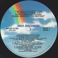 Load image into Gallery viewer, Frank Zappa : 200 Motels (Original Motion Picture Soundtrack) (2xLP, Album, RE)
