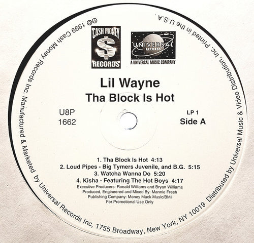 Lil Wayne : Tha Block Is Hot (2xLP, Album, Promo)