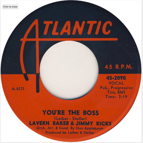 LaVern Baker & Jimmy Ricks (2) : You're The Boss (7