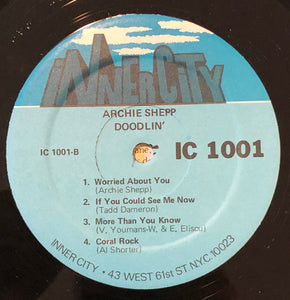 Archie Shepp : Doodlin' (LP, Album)