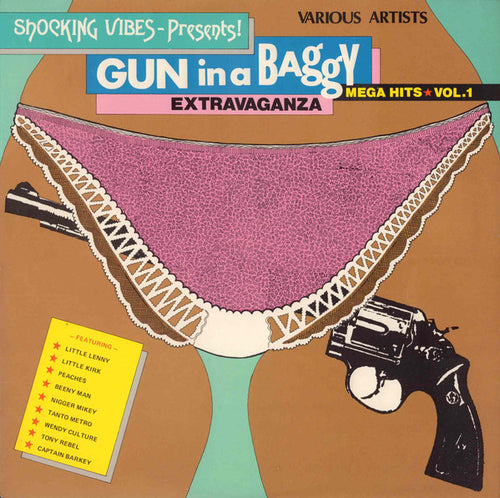 Various : Gun In A Baggy Extravaganza - Mega Hits Vol. 1 (LP, Comp)