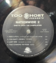 Load image into Gallery viewer, Too $hort* : Nationwide 2 Ghetto Pass: The Compilation  (LP, Comp, Promo)
