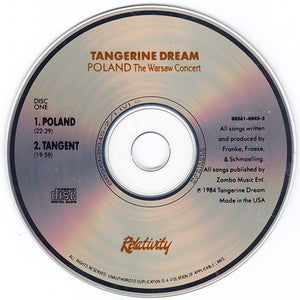 Tangerine Dream : Poland: The Warsaw Concert (2xCD, Album, RE, Bro)