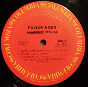 Pavlov's Dog : Pampered Menial (LP, Album, Ter)