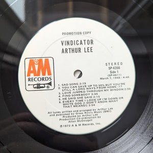 Arthur Lee : Vindicator (LP, Album, Promo, Gat)