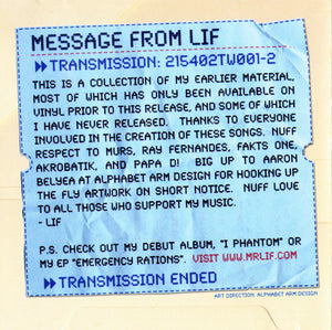 Mr. Lif : Sleepyheads » Unreleased and Hard To Find (CD, Comp)