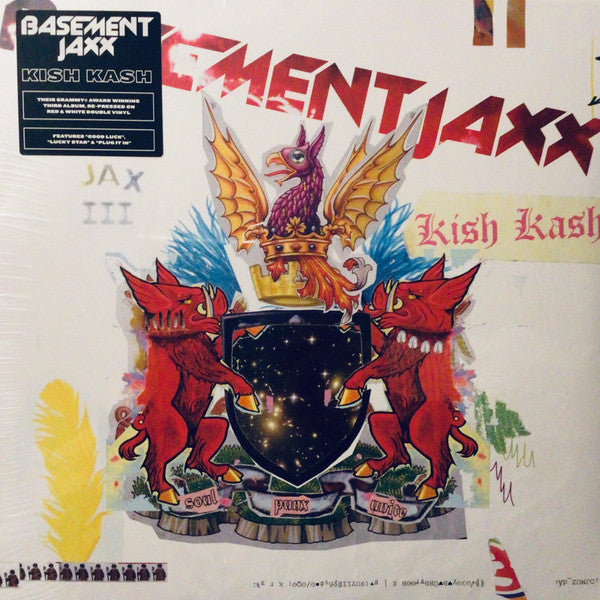 Basement Jaxx : Kish Kash (2xLP, Album, Ltd, RE, red)