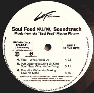 Various : Soul Food Soundtrack (2xLP, Comp, Promo)