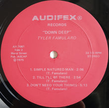 Load image into Gallery viewer, Tyler Famularo : Down Deep (LP, Advance)
