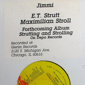 Jimmi Mayes : E.T. Strutt / Maximilian Stroll (12")