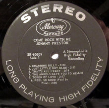 Load image into Gallery viewer, Johnny Preston : Come Rock With Me (LP, Album)
