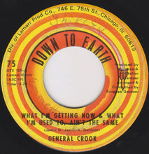 Load image into Gallery viewer, General Crook : What I'm Getting Now &amp; What I'm Used To Ain't The Same / Get Over (7")
