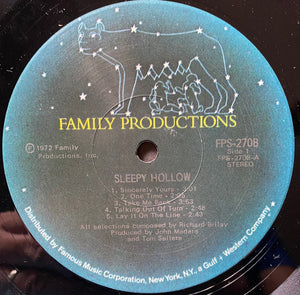 Sleepy Hollow (4) : Sleepy Hollow (LP, Album, NAM)