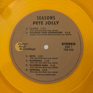 Pete Jolly : Seasons (LP, Album, Ltd, RE, RM, Amb)