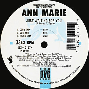 Ann-Marie : Just Waiting For You (12", Promo)