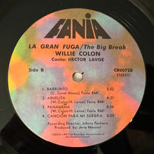 Load image into Gallery viewer, Willie Colón : Wanted For: The Big Break - La Gran Fuga (LP, Album, RE)
