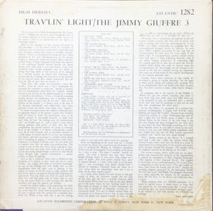 The Jimmy Giuffre 3* : Trav'lin' Light (LP, Album, Mono)