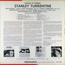 Load image into Gallery viewer, Stanley Turrentine : Rough 'N Tumble (LP, Album, Mono)

