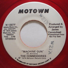 Load image into Gallery viewer, The Commodores* : Machine Gun (7", Mono, Promo, Red)
